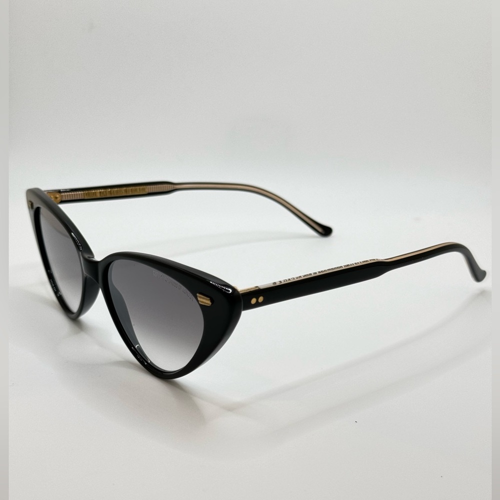 Cutler and Gross - Black cat eye sunglasses - 53-15-145 - NWT - Picture 7 of 16